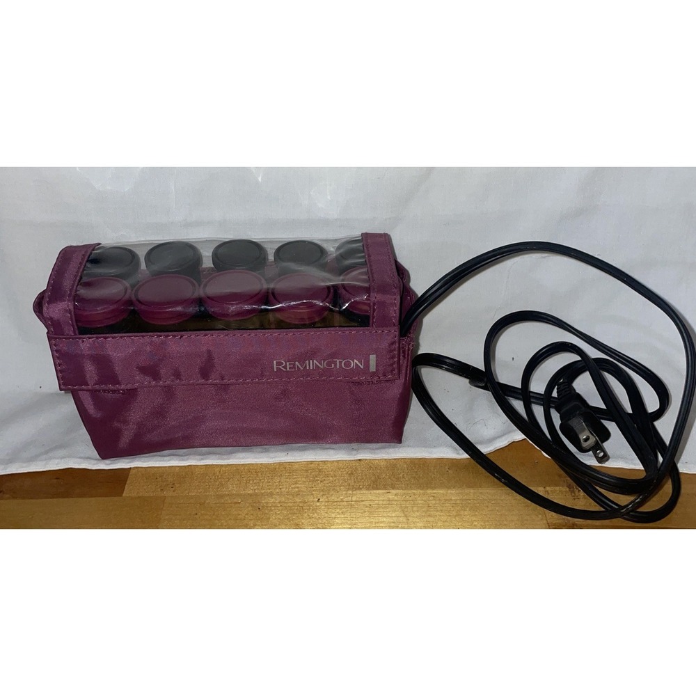 Remington Ceramic Ionic Hot Rollers Travel Rollers  H1015 NO CLIPS